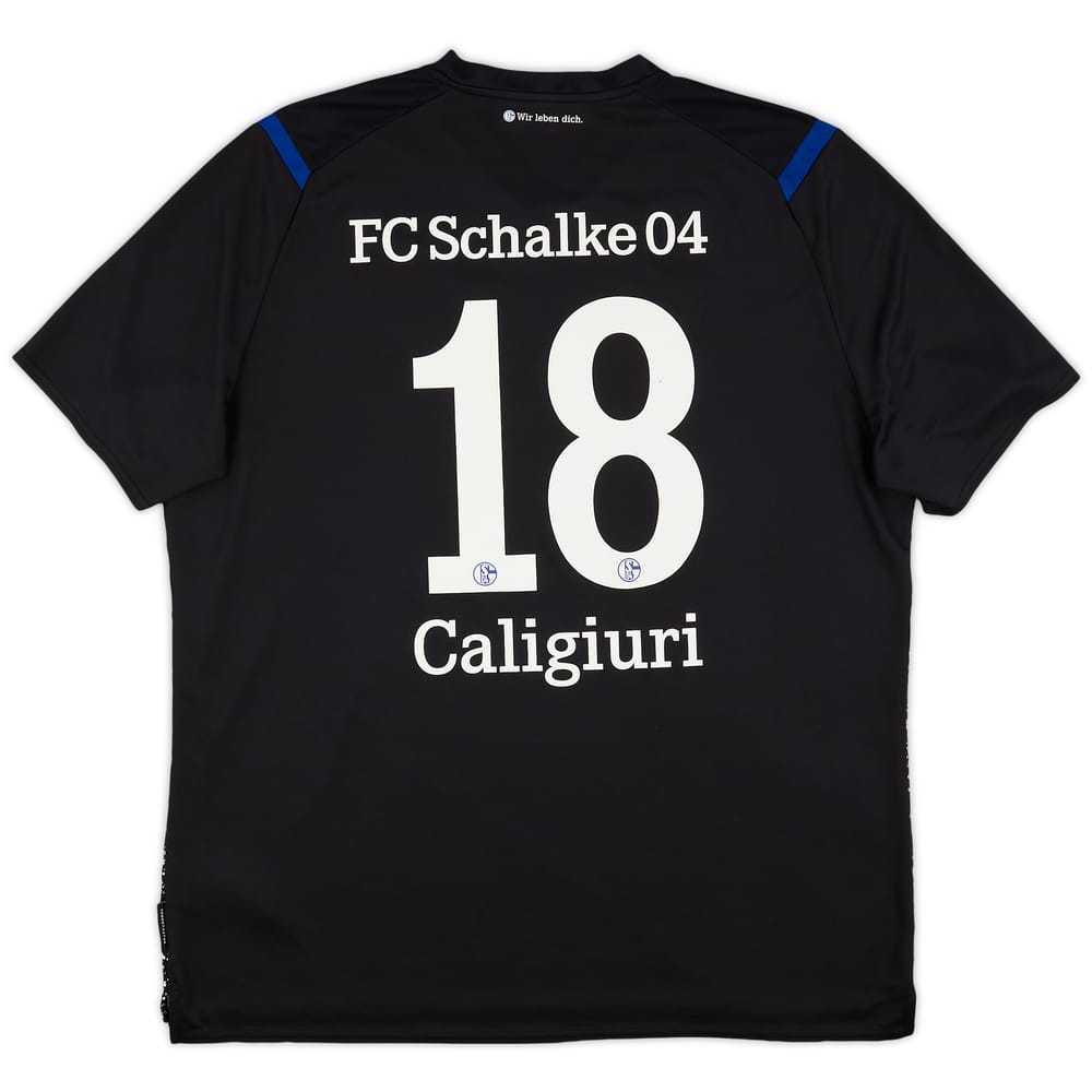 2019-20 Schalke Third Shirt Caligiuri #18 - 8/10 - (3XL)