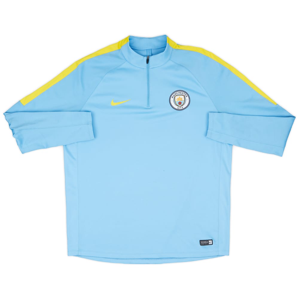 2016-17 Manchester City Nike 1/4 Zip Training Top - 6/10 - (XL)