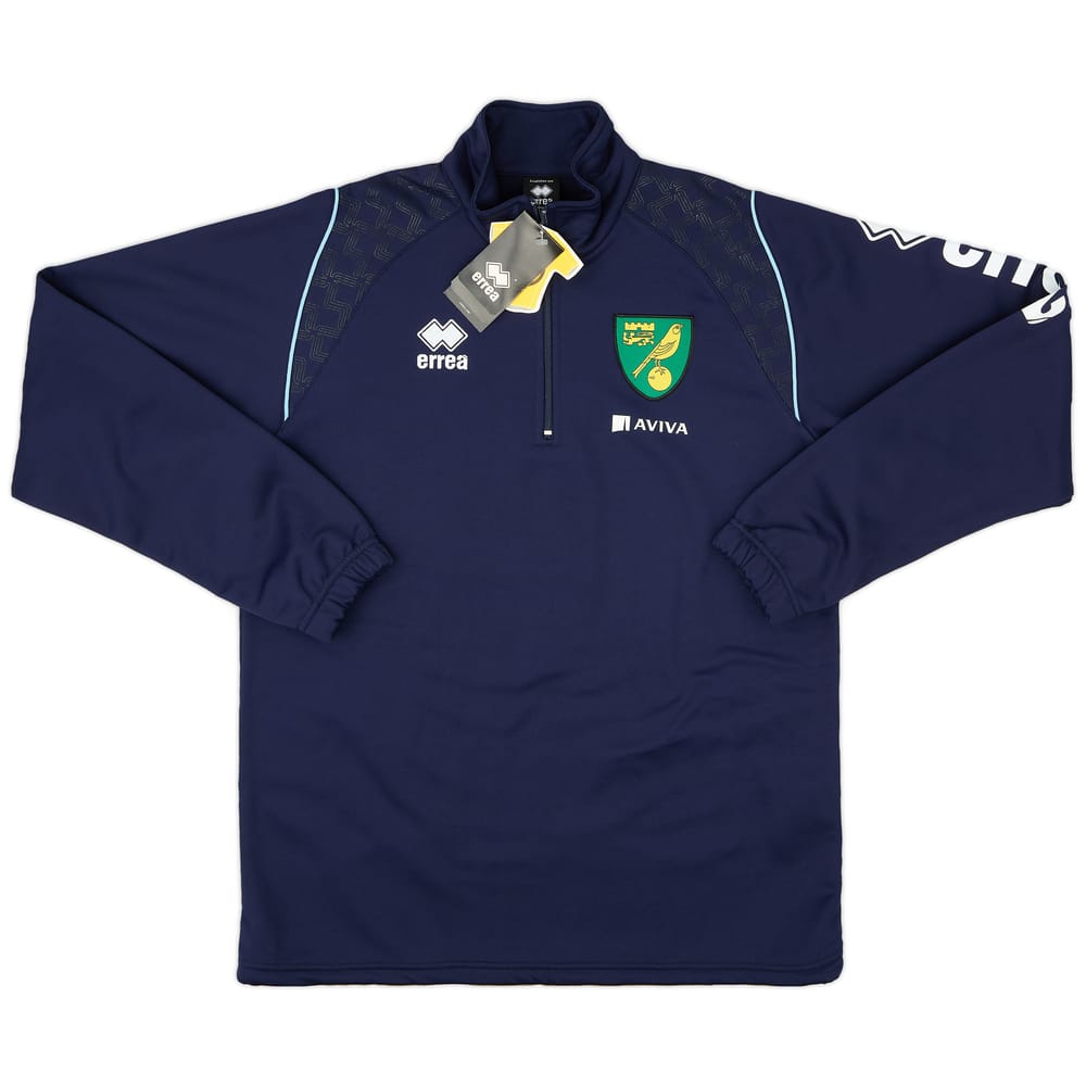 2013-14 Norwich Errea 1/4 Zip Training Top (M)