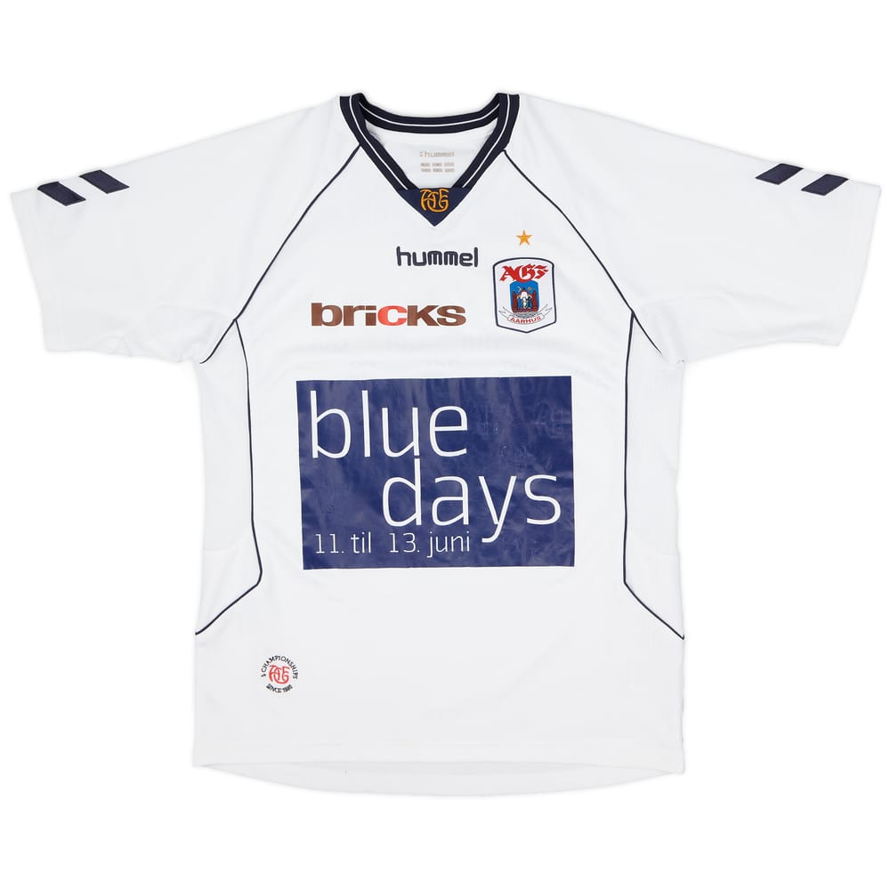 2007-09 AGF Aaarhus Home Shirt - 8/10 - (L)