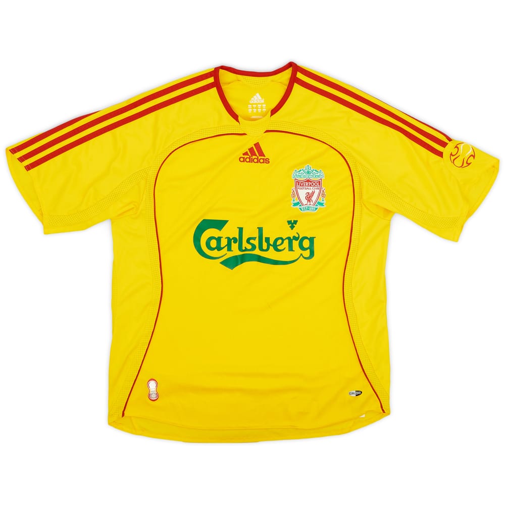 2006-07 Liverpool Away Shirt - 8/10 - (L.Boys)