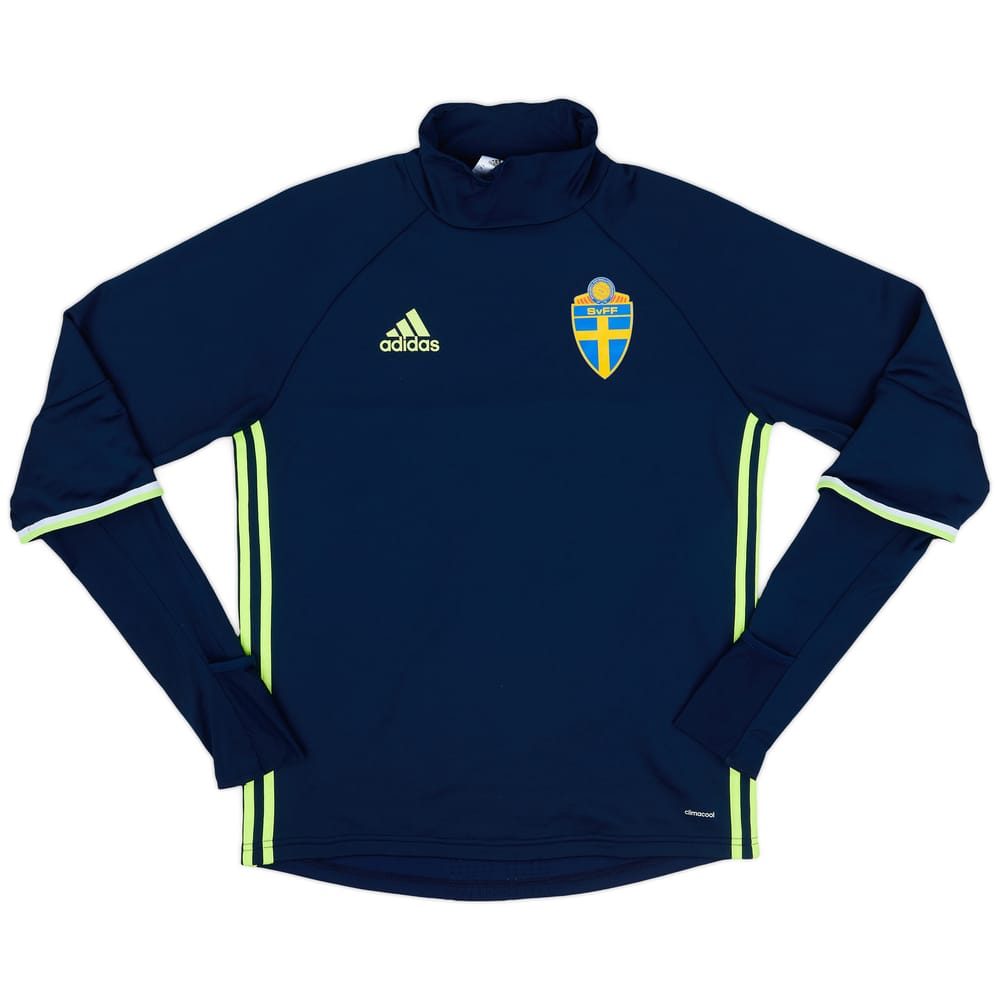 2016-17 Sweden adidas Sweat Top - 9/10 - (M)