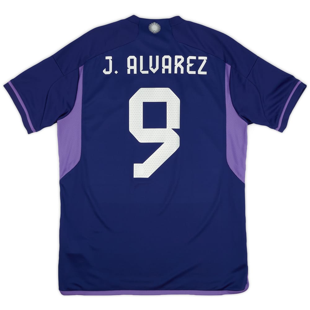2022-23 Argentina Away 'vs Poland' Shirt J.Alvarez #9 (L)