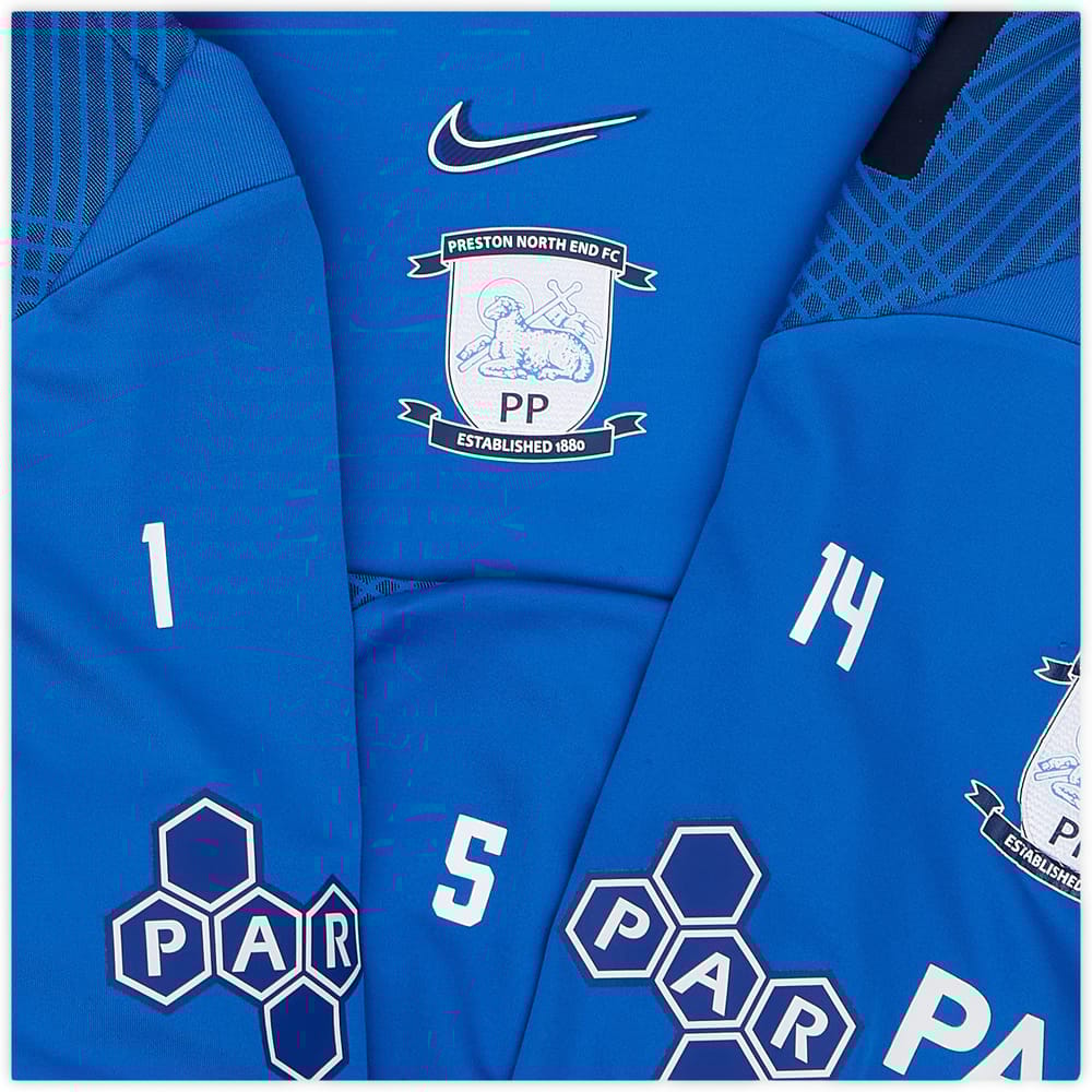 2022-23 Preston North End Player Issue Training Shirt # - 7/10