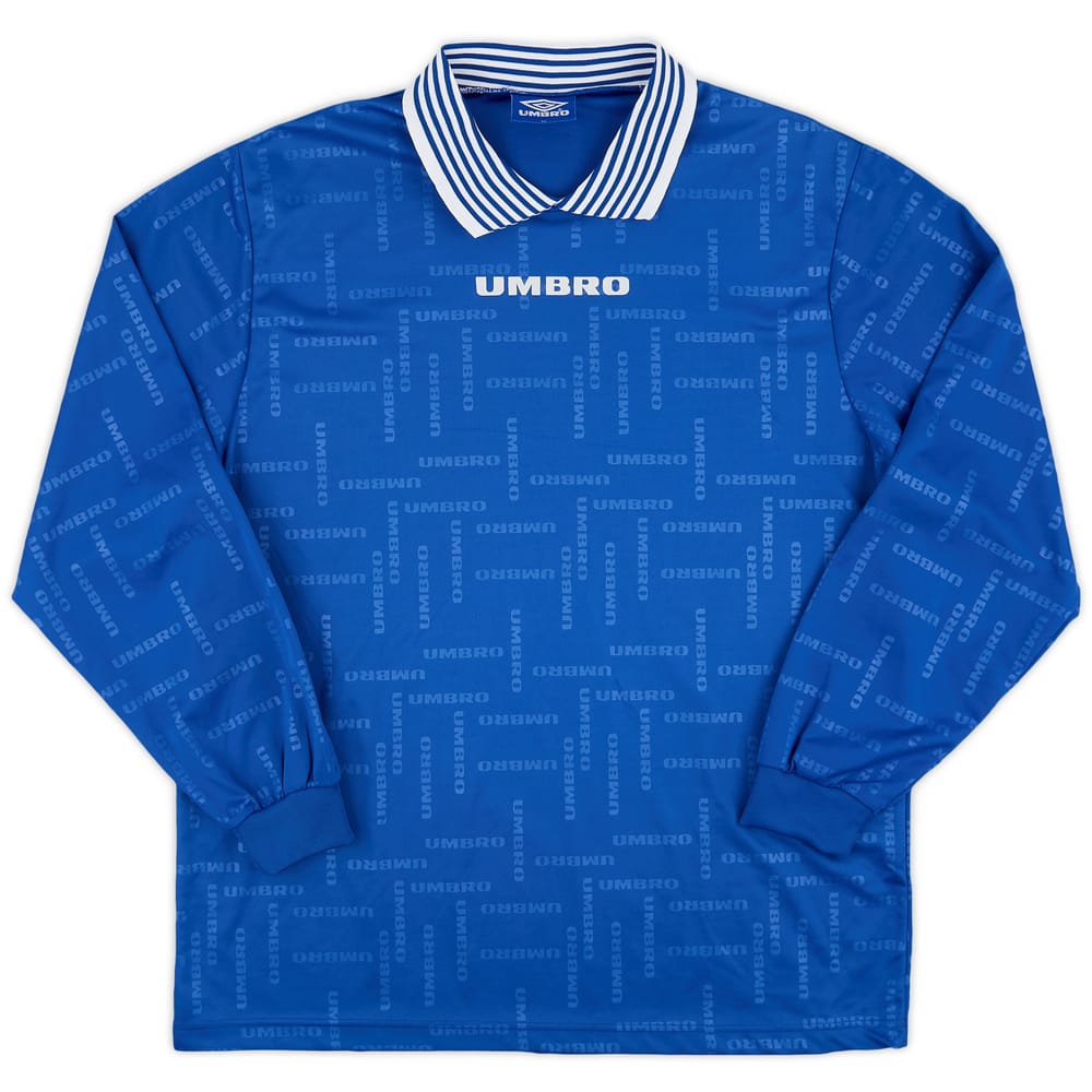 1990s Umbro Template L/S Shirt - 9/10 - (XL)