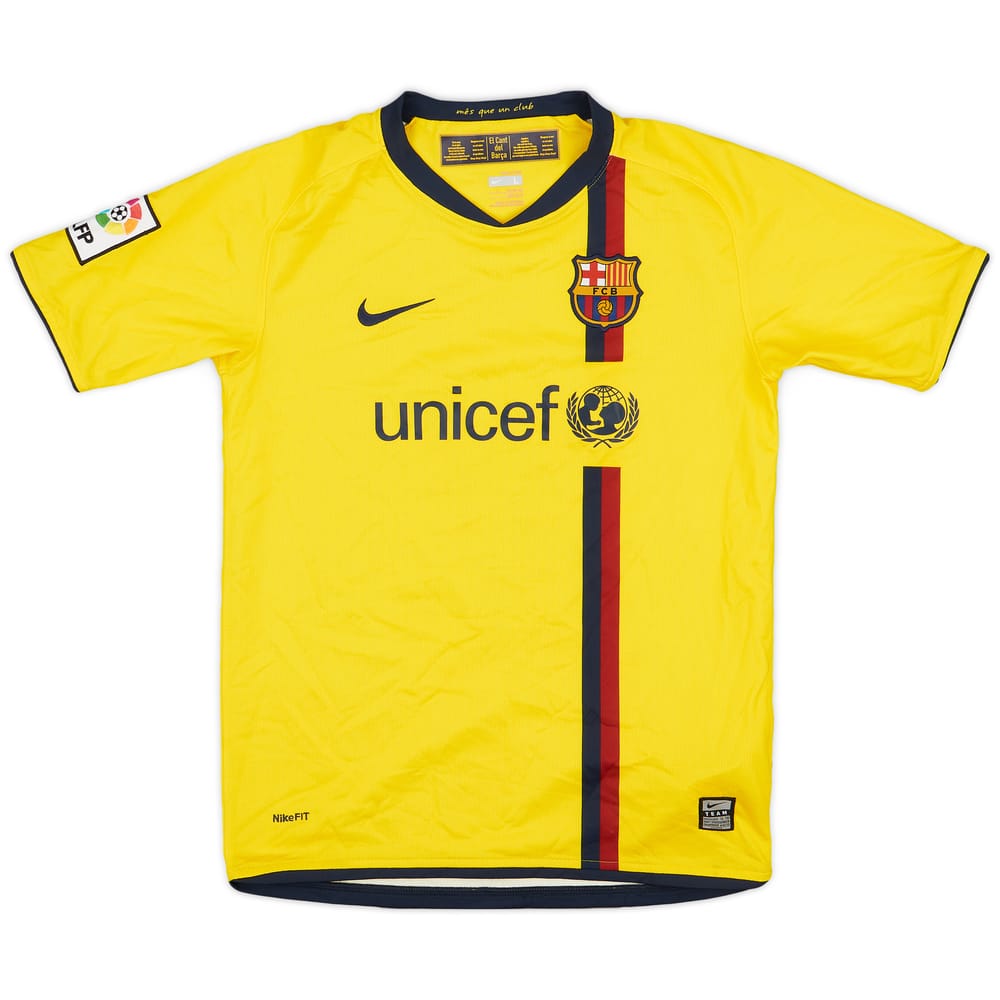2008-10 Barcelona Away Shirt - 7/10 - (L.Boys)