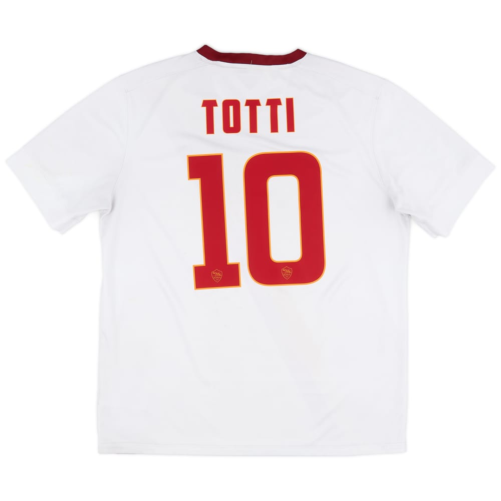 2014-15 Roma Away Shirt Totti #10 - 6/10 - (XL)