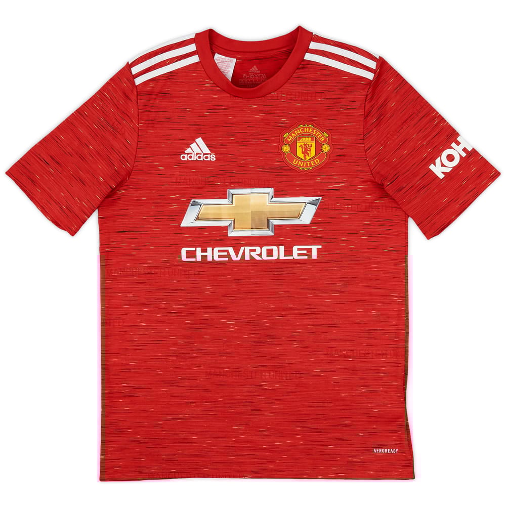 2020-21 Manchester United Home Shirt - 10/10 - (XL.Boys)