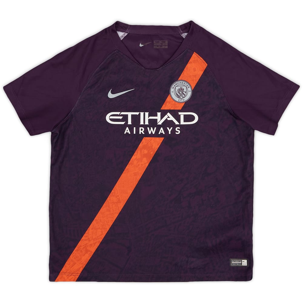 2018-19 Manchester City Third Shirt - 8/10 - (7-8 Years)