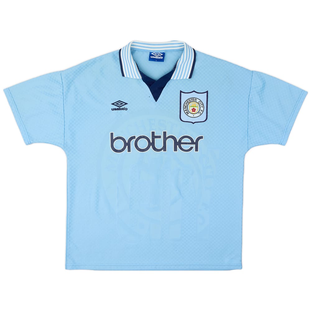 1993-95 Manchester City Home Shirt - 5/10 - (L)