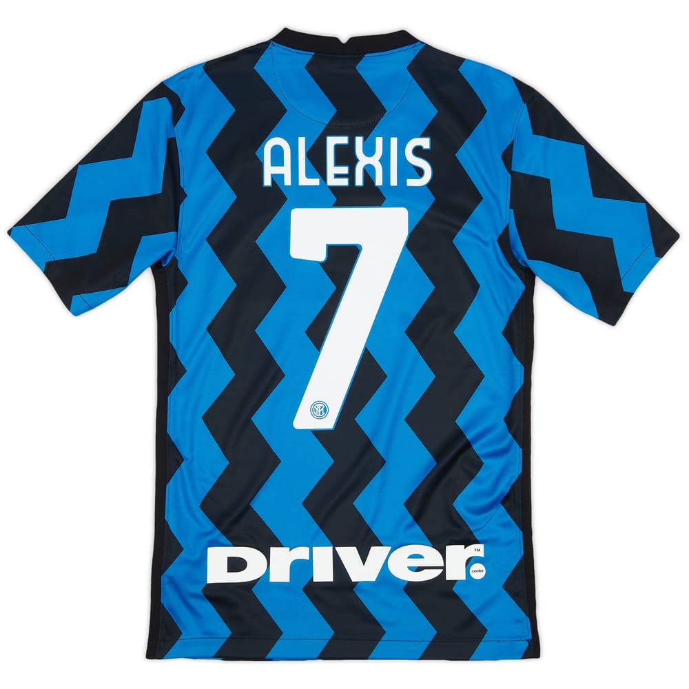 2020-21 Inter Milan Home Shirt Alexis #7 - 9/10 - (XS)