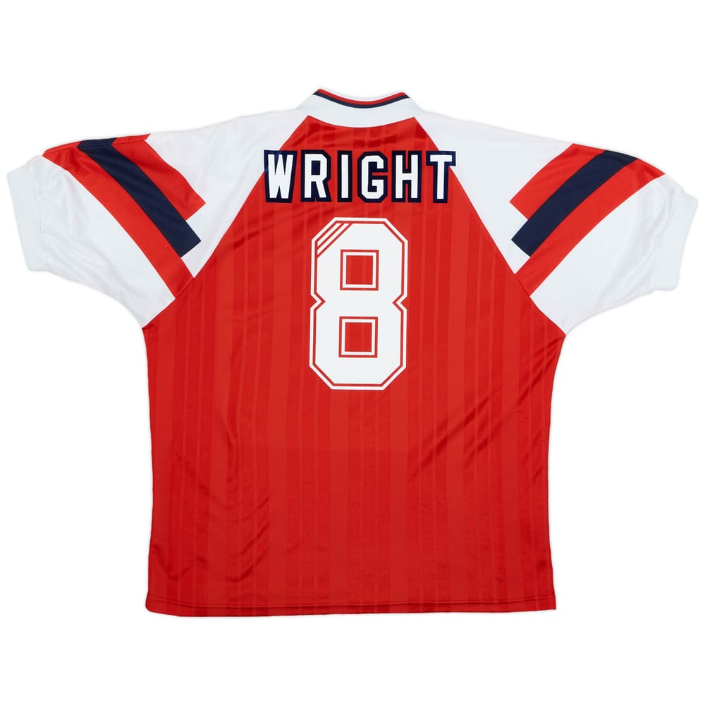 1992-94 Arsenal Home Shirt Wright #8 - 8/10 - (L/XL)
