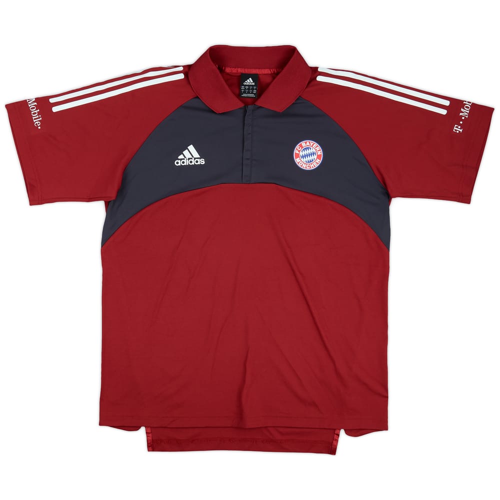 2002-03 Bayern Munich adidas 1/4 Zip Polo Shirt - 7/10 - (M/L)