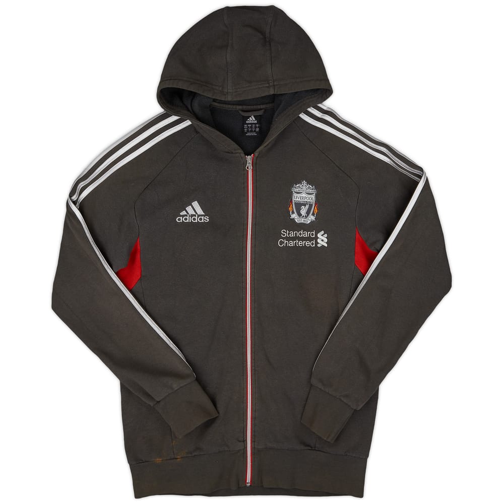 2010-11 Liverpool adidas Hooded Track Jacket - 7/10 - (M/L)