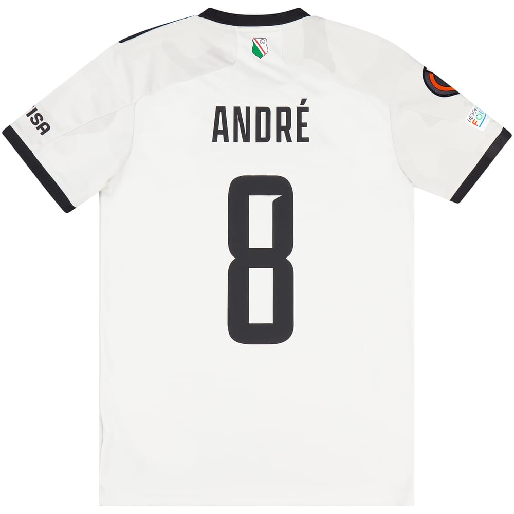 2021-22 Legia Warsaw Match Worn Europa League Andre #8 (v Leicester)