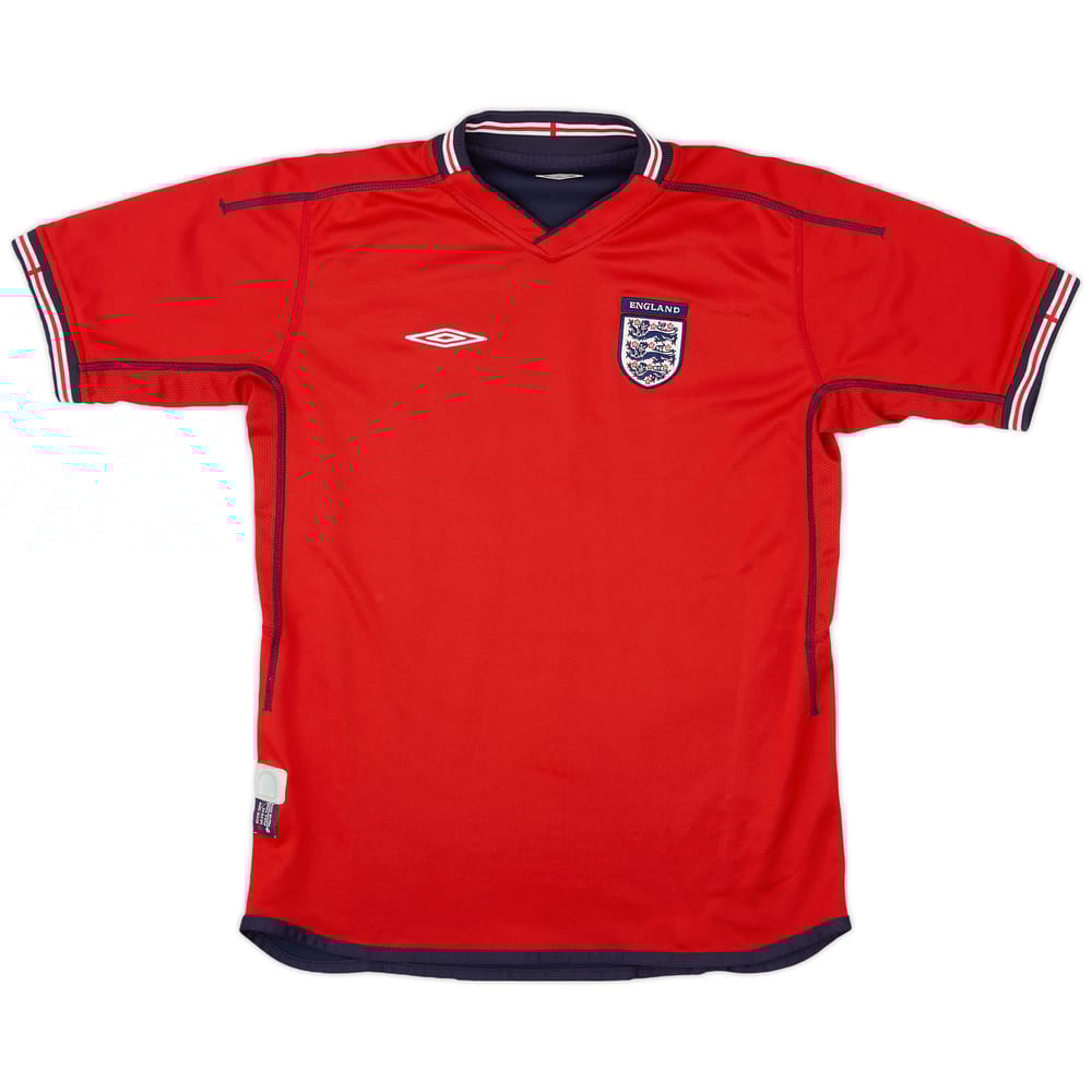 2002-04 England Away Shirt - 9/10 - (XL.Boys)