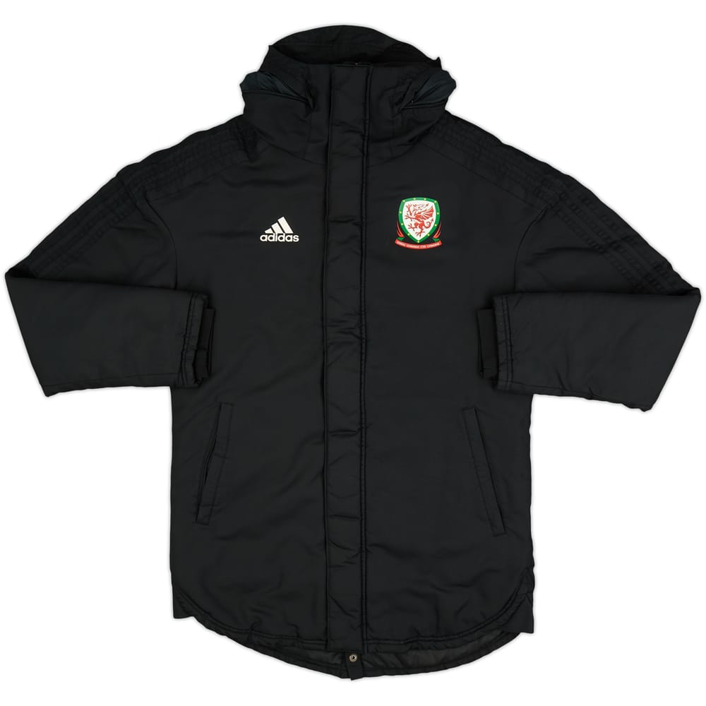 2018-19 Wales adidas Stadium Parka Jacket - 9/10 - (S)