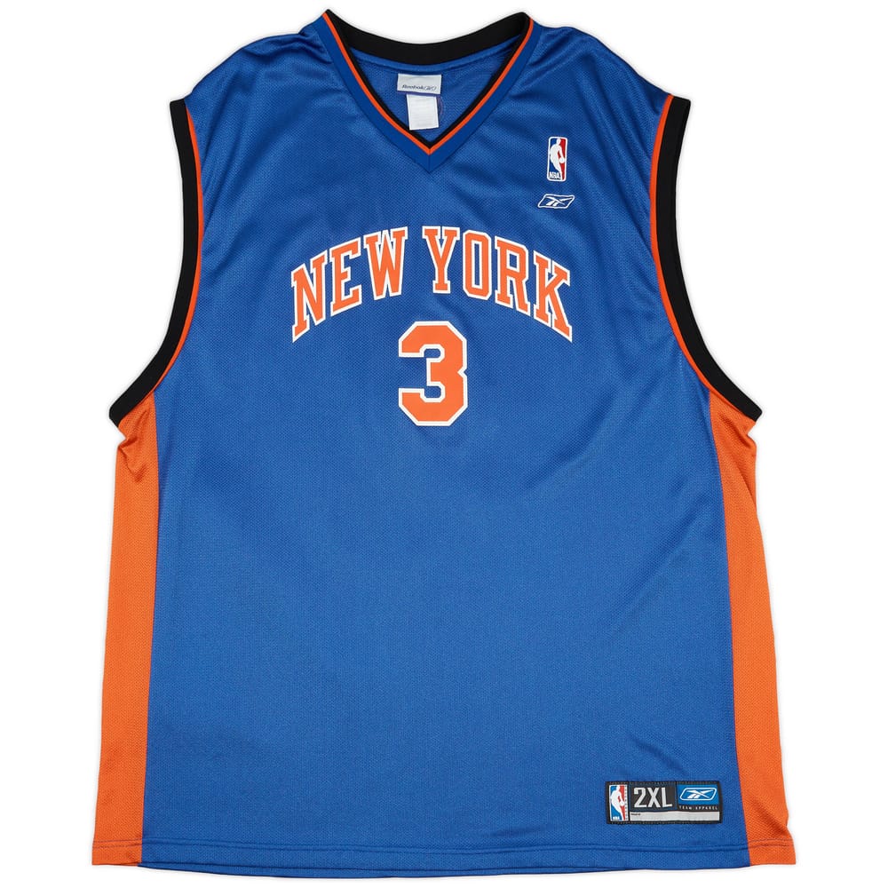 2004-06 New York Knicks Marbury #3 Reebok Away Jersey (Excellent) XXL