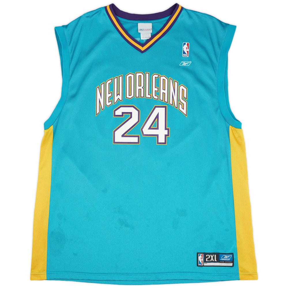 2002-05 New Orleans Hornets Mashburn #24 Reebok Away Jersey (Very Good) XXL
