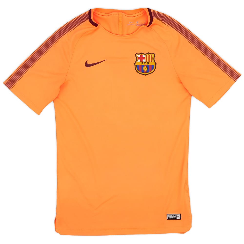 2017-18 Barcelona Nike Training Shirt - 9/10 - (S)