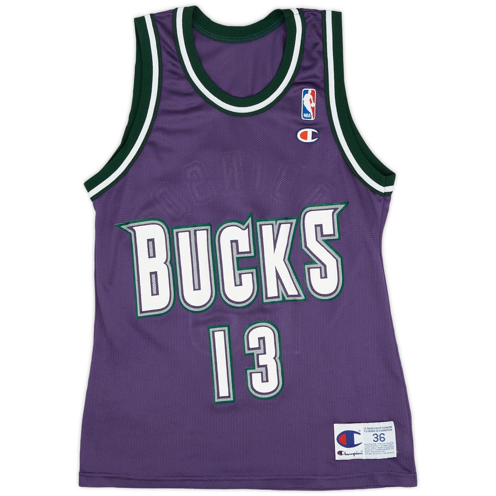1994-95 Milwaukee Bucks Robinson #13 Champion Away Jersey (Very Good) S