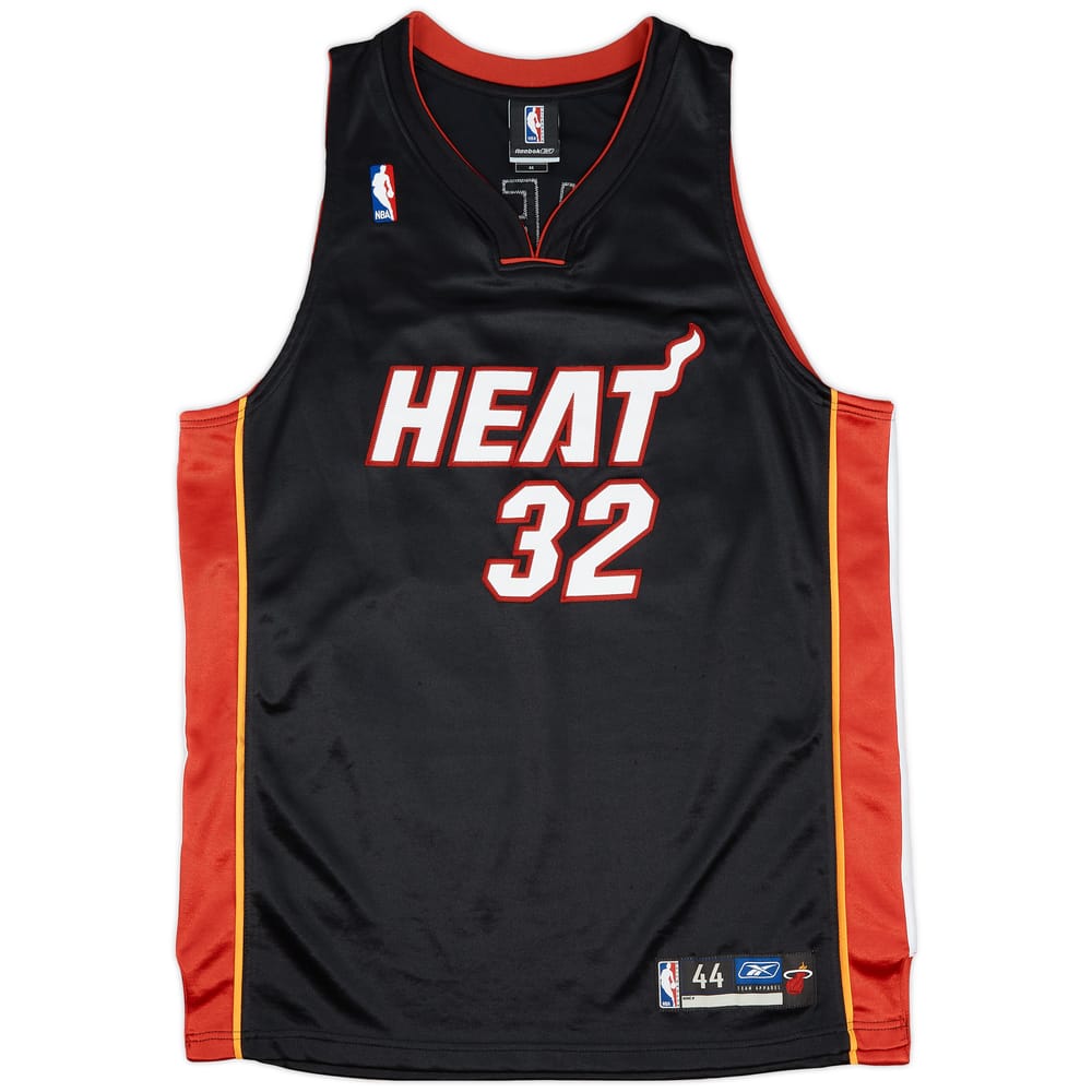 2004-06 Miami Heat O'Neal #32 Authentic Reebok Away Jersey (Very Good) L