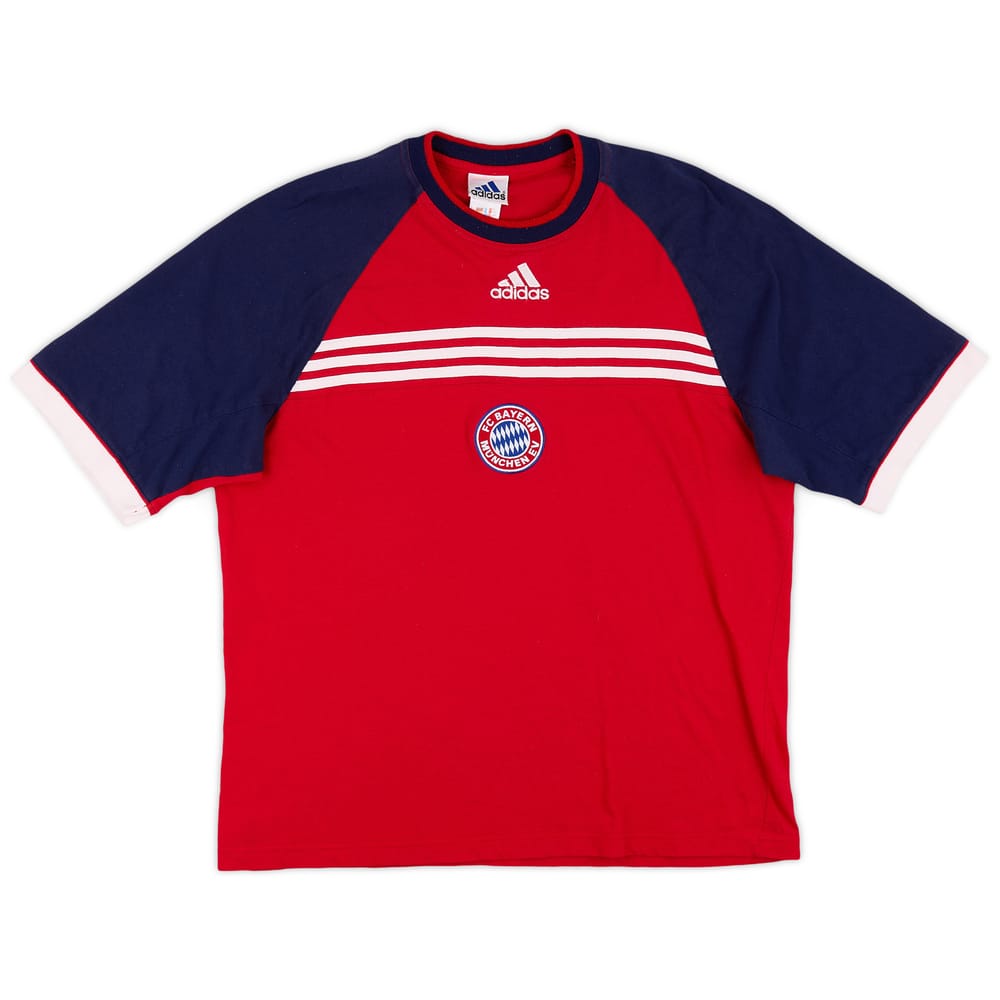 2000-01 Bayern Munich adidas Cotton Tee - 8/10 - (L/XL)