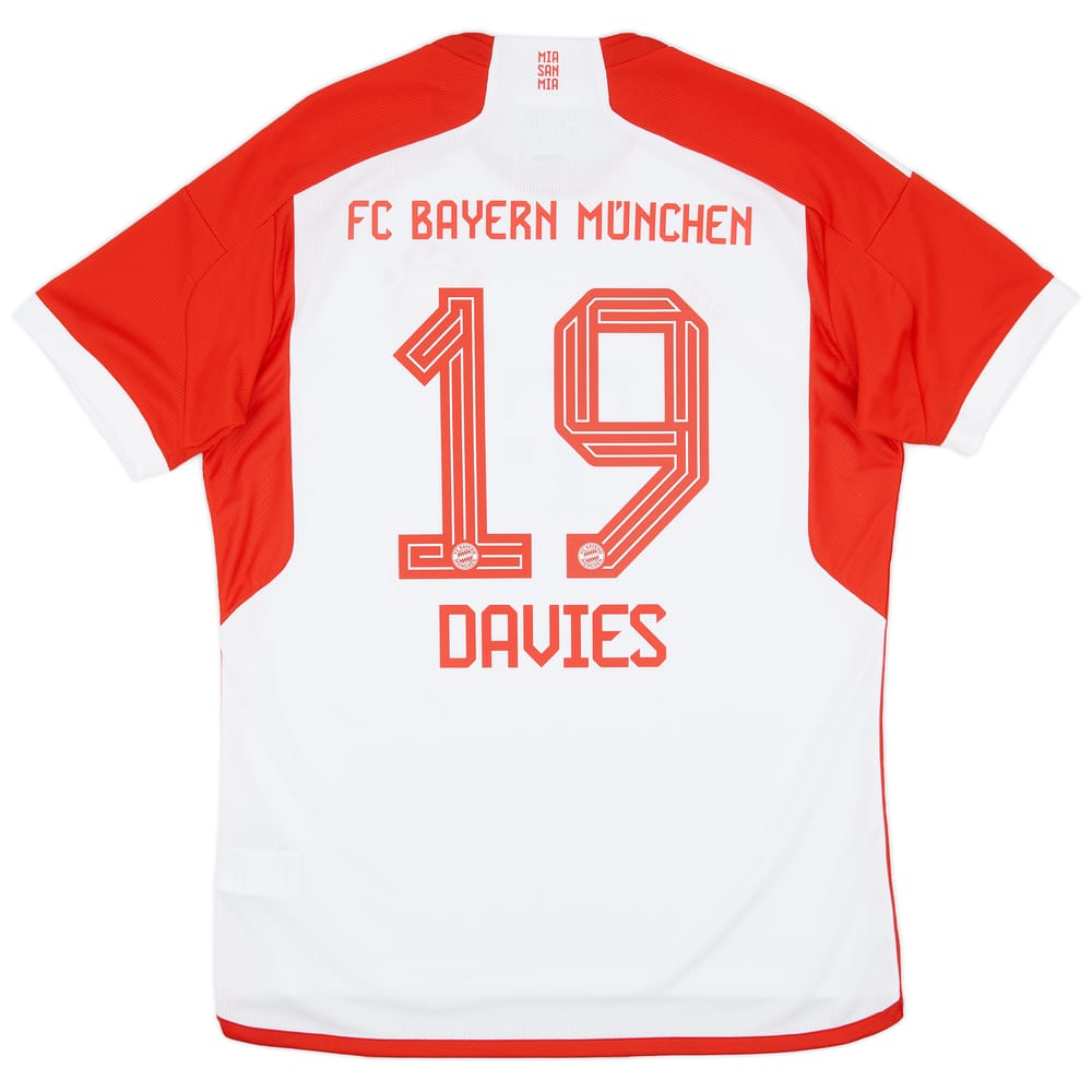 2023-24 Bayern Munich Home Shirt Davies #19