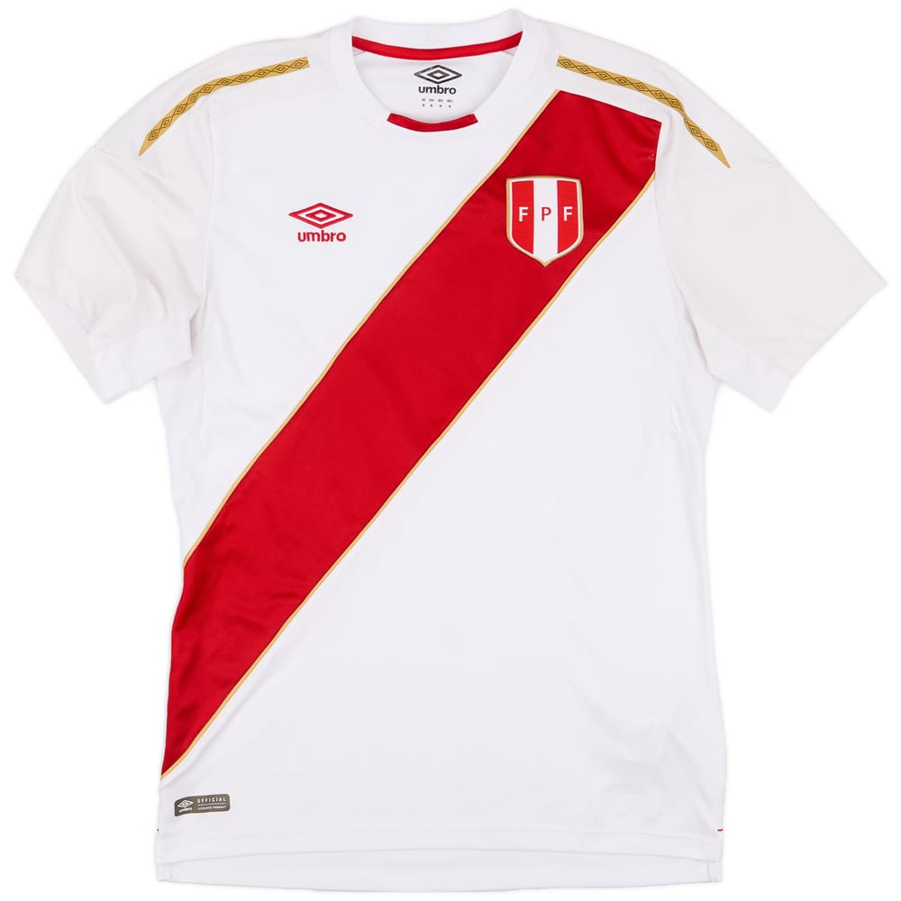 2018 Peru Home Shirt - 8/10 - (M)