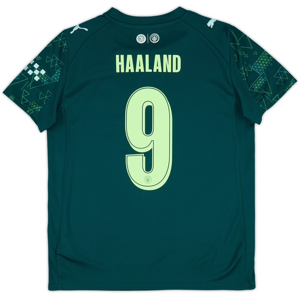 2025-26 Manchester City Fourth Shirt Haaland #9 (KIDS)