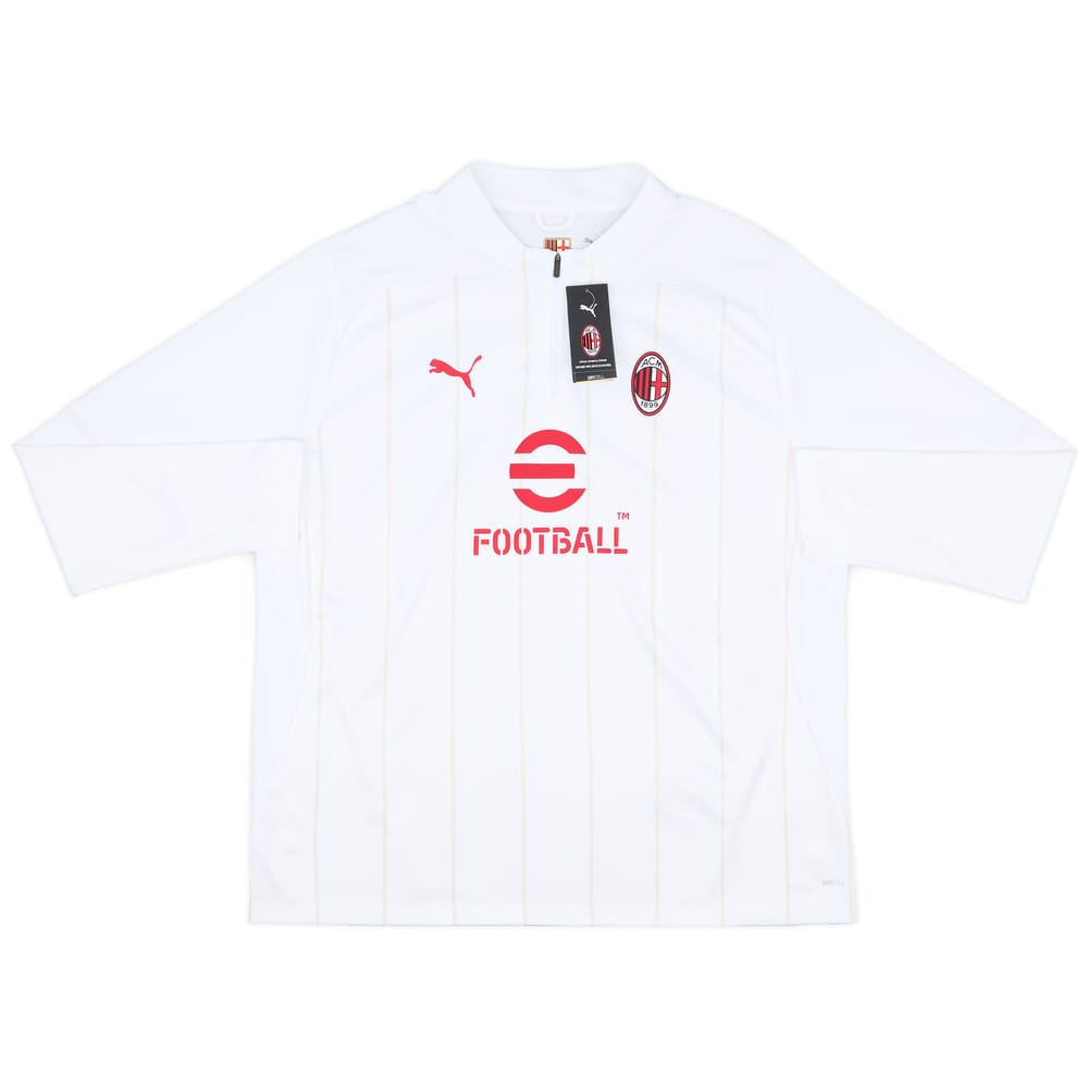2024-25 AC Milan Puma 1/4 Zip Pre-Match Top