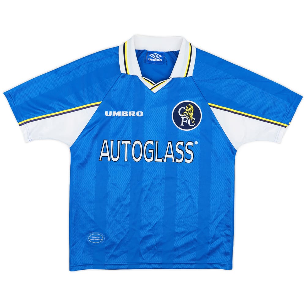 1997-99 Chelsea Home Shirt - 9/10 - (Y)