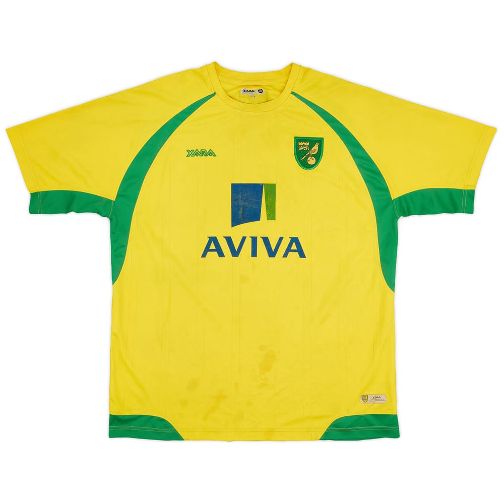 2010-11 Norwich Home Shirt - 4/10 - (XL)
