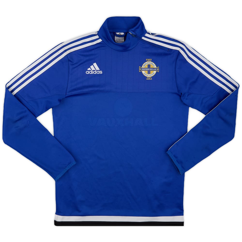2015-16 Northern Ireland adidas 1/4 Zip Drill Top - 6/10 - (S)