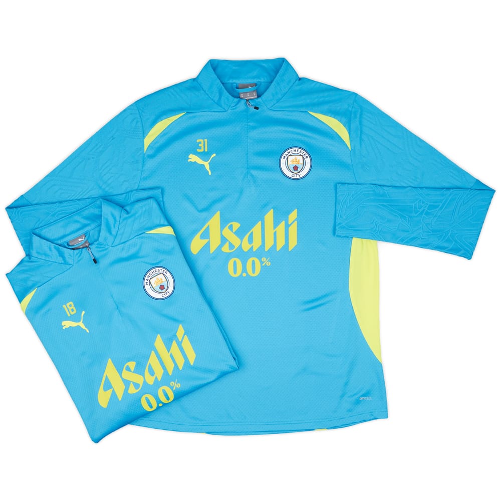 2024-25 Manchester City Player Issue 1/4 Zip Training Top # - 9/10 - (XL)