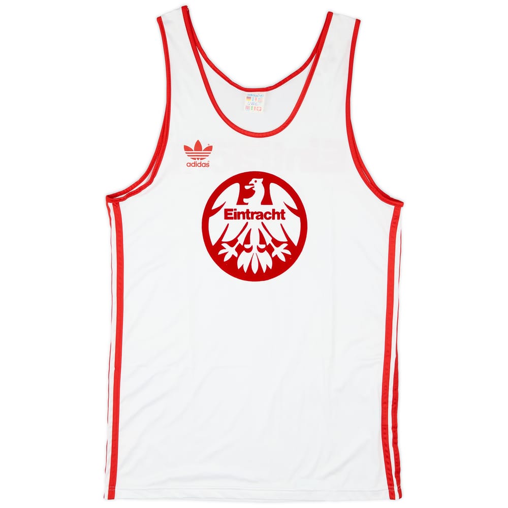 1986-87 Eintracht Frankfurt adidas Training Vest - 8/10 - (M)
