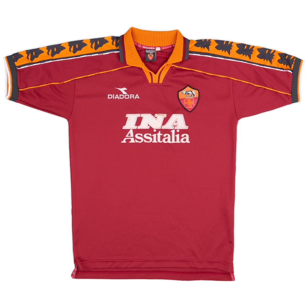 1998-99 Roma Home Shirt - 6/10 - (L)