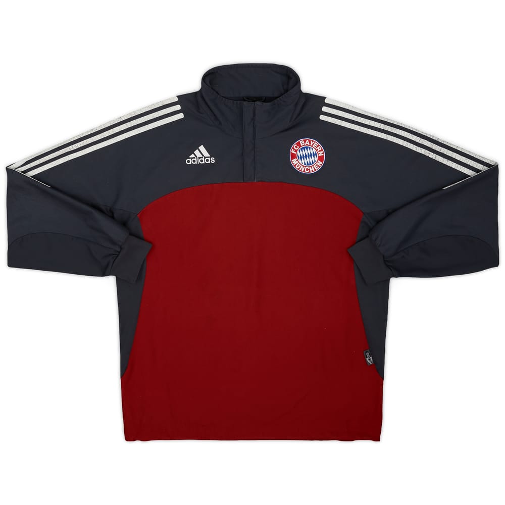 2002-03 Bayern Munich adidas 1/4 Zip Drill Top - 5/10 - (M/L)