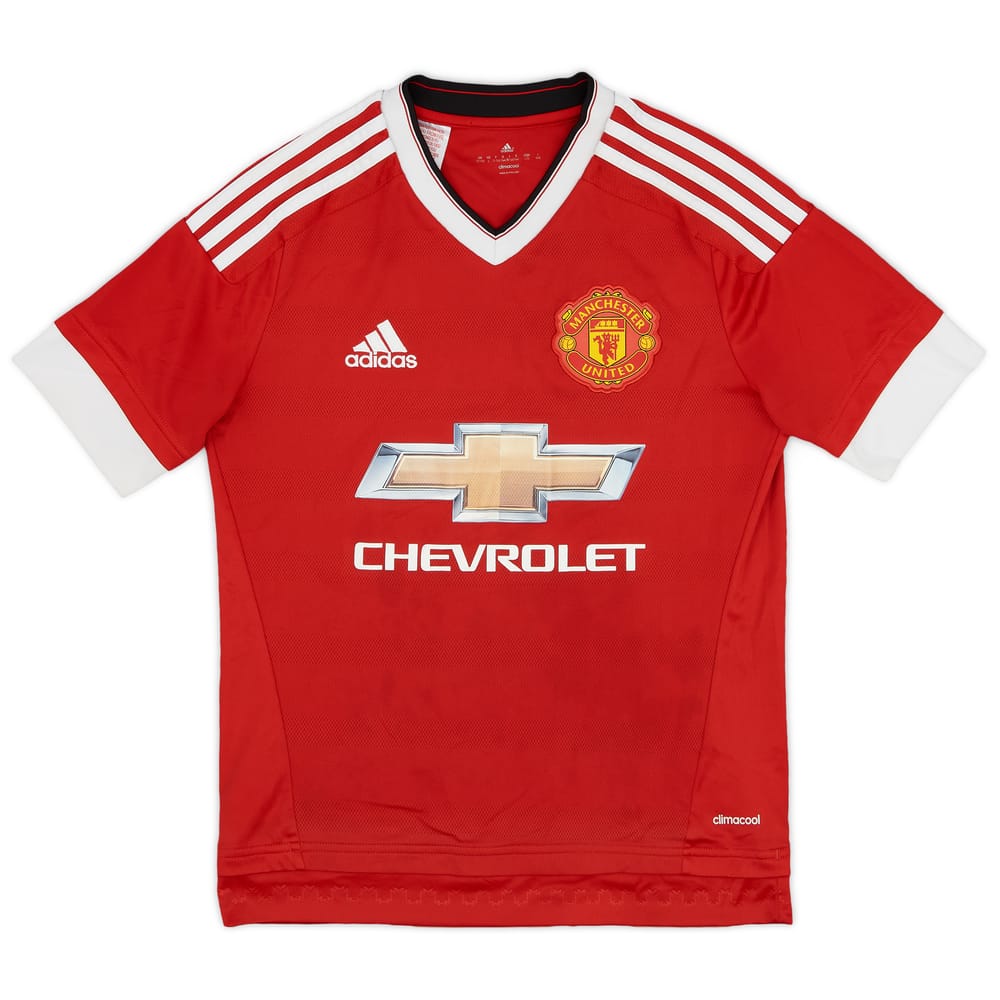 2015-16 Manchester United Home Shirt - 8/10 - (L.Boys)