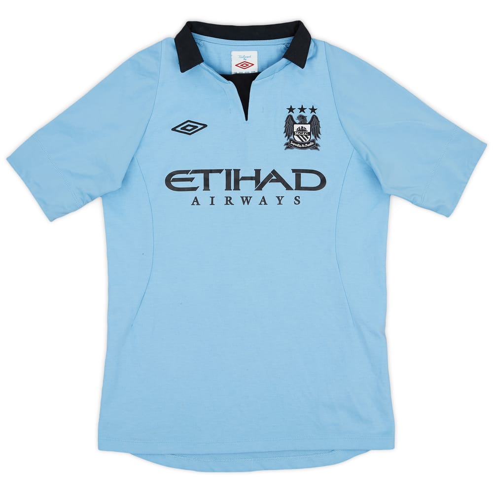 2012-13 Manchester City Home Shirt - 8/10 - (L.Boys)