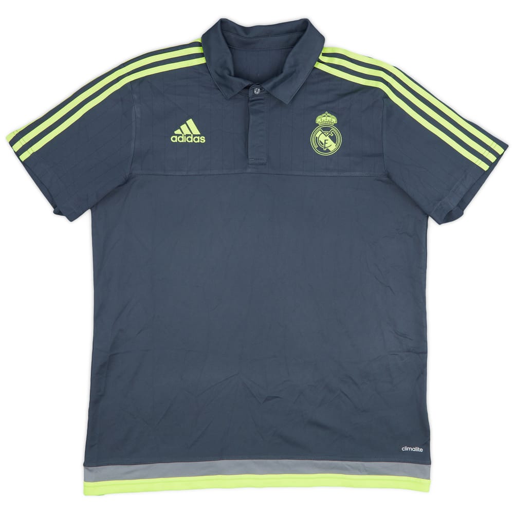 2015-16 Real Madrid adidas Polo Shirt - 9/10 - (L)