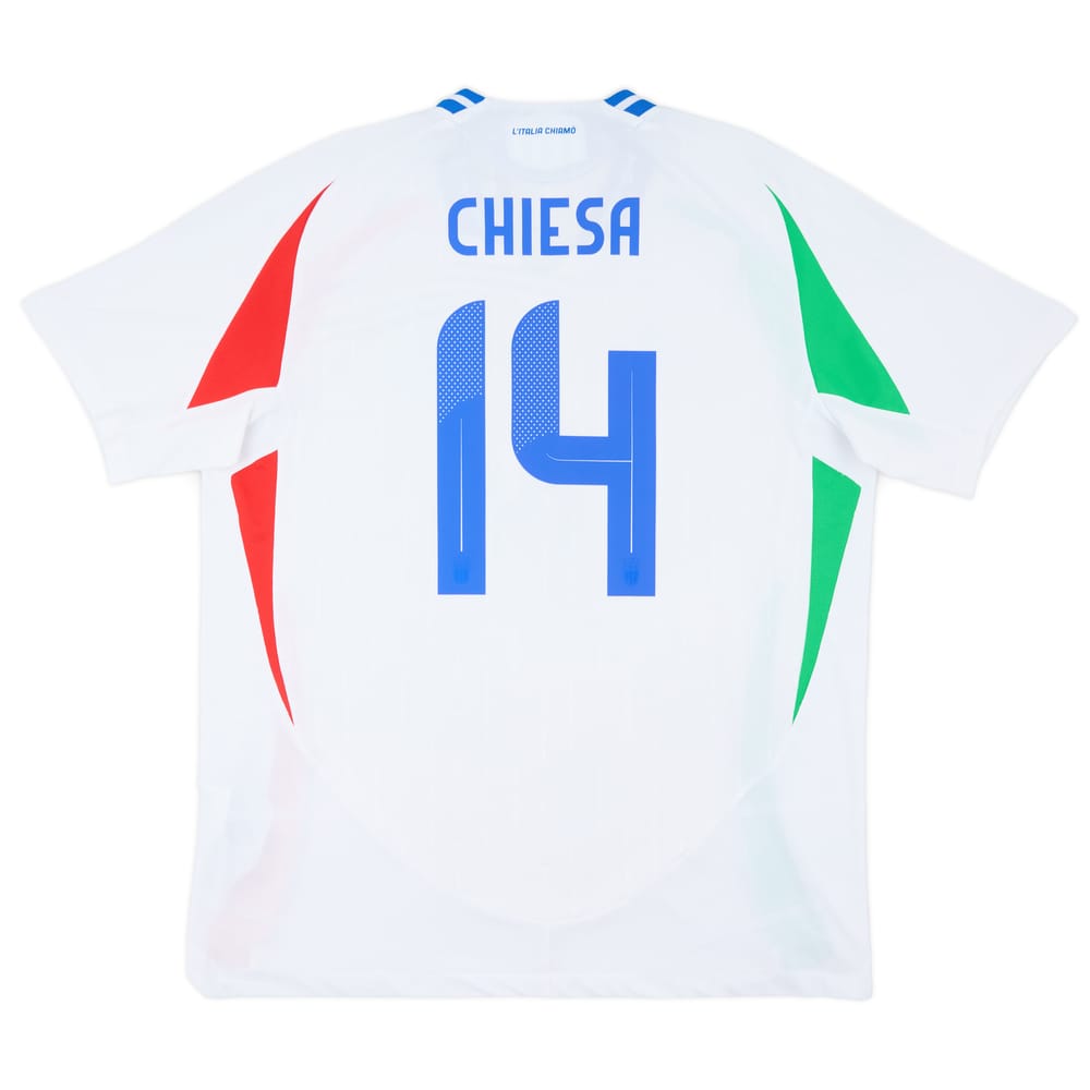 2024-25 Italy Authentic Away Shirt Chiesa #14