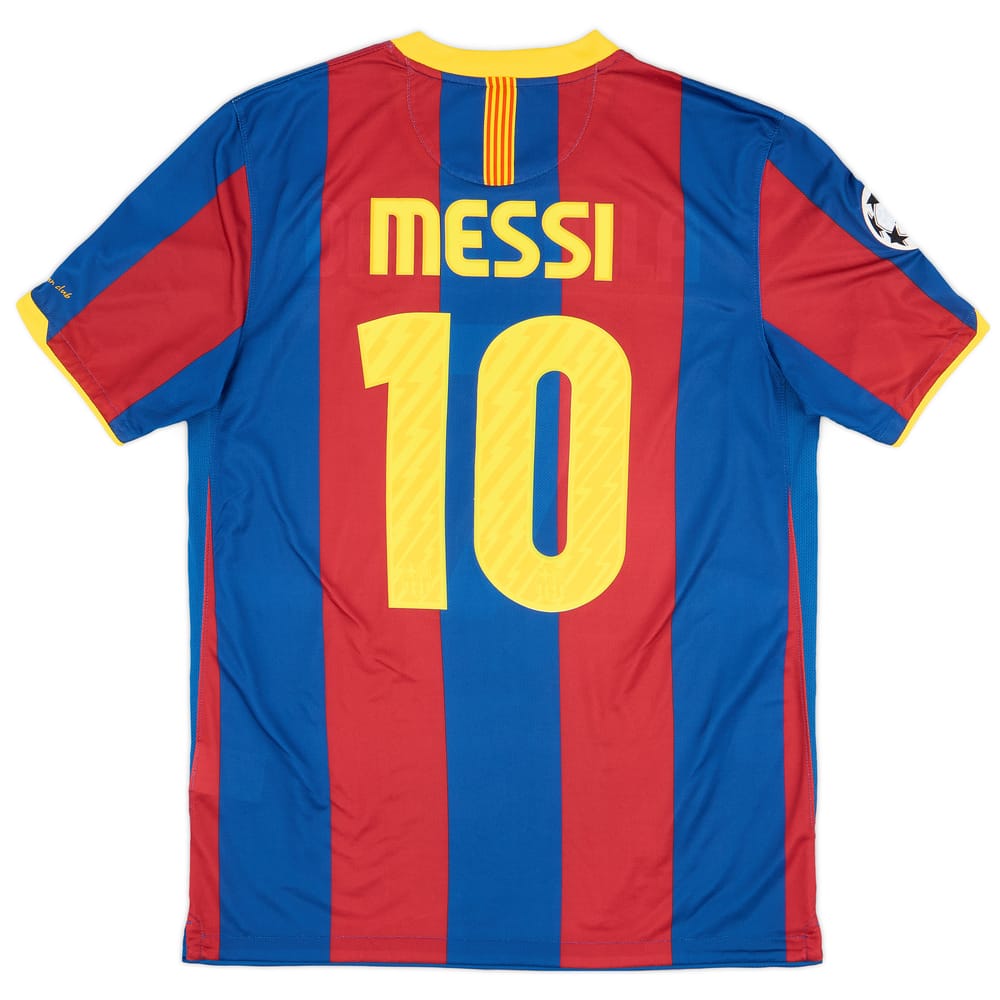 2010-11 Barcelona Home Shirt Messi #10 - 6/10 - (L)