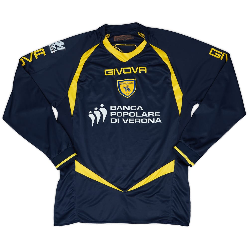 2009-10 Chievo Verona Givova Training L/S Shirt - 8/10 - (L)