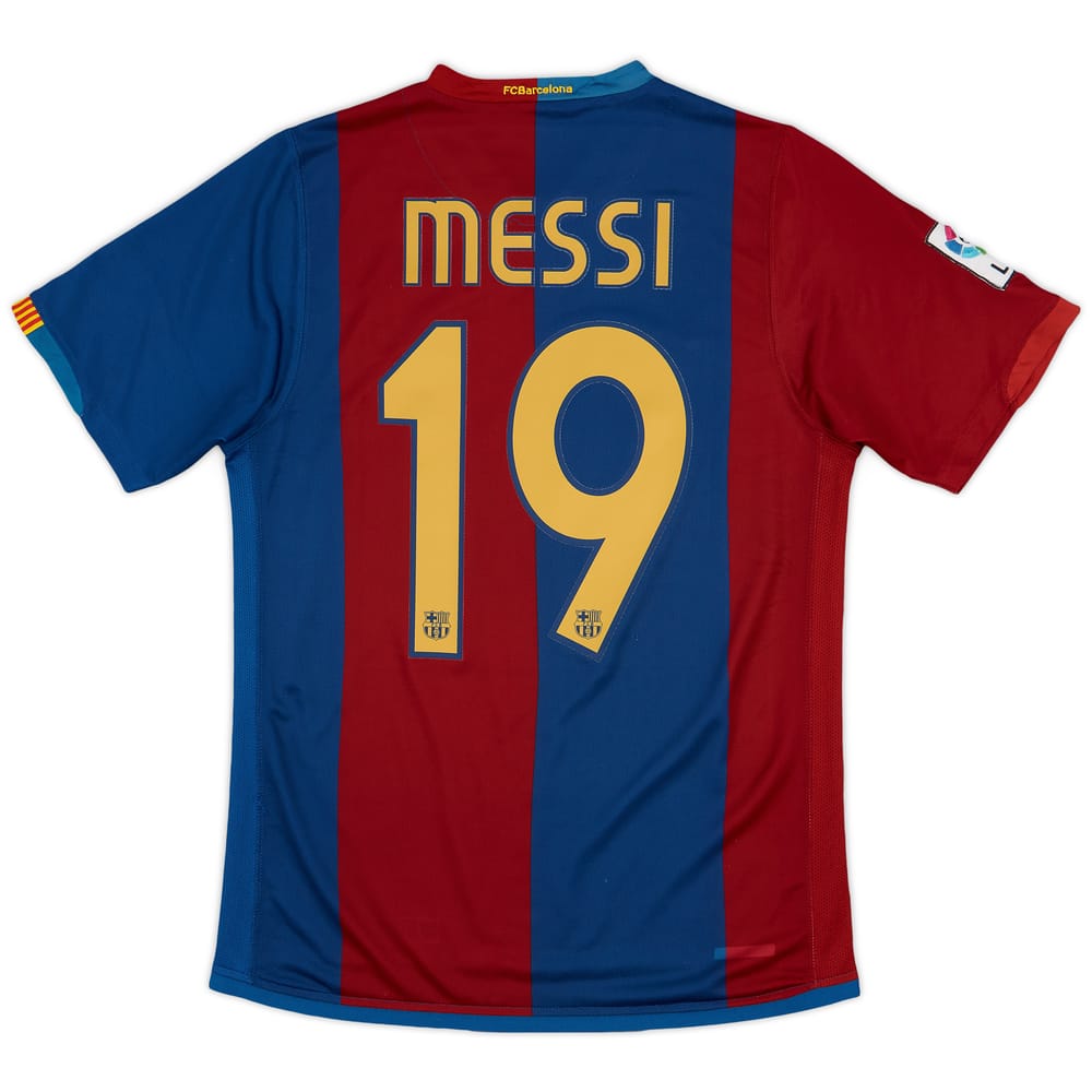 2006-07 Barcelona Home Shirt Messi #19 - 9/10 - (S)