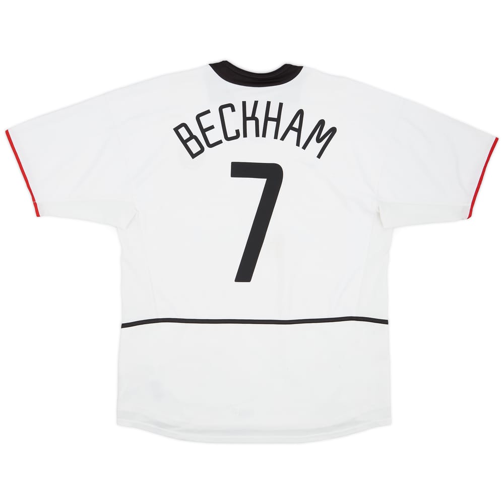 2002-03 Manchester United Away Shirt Beckham #7 - 7/10 - (L)