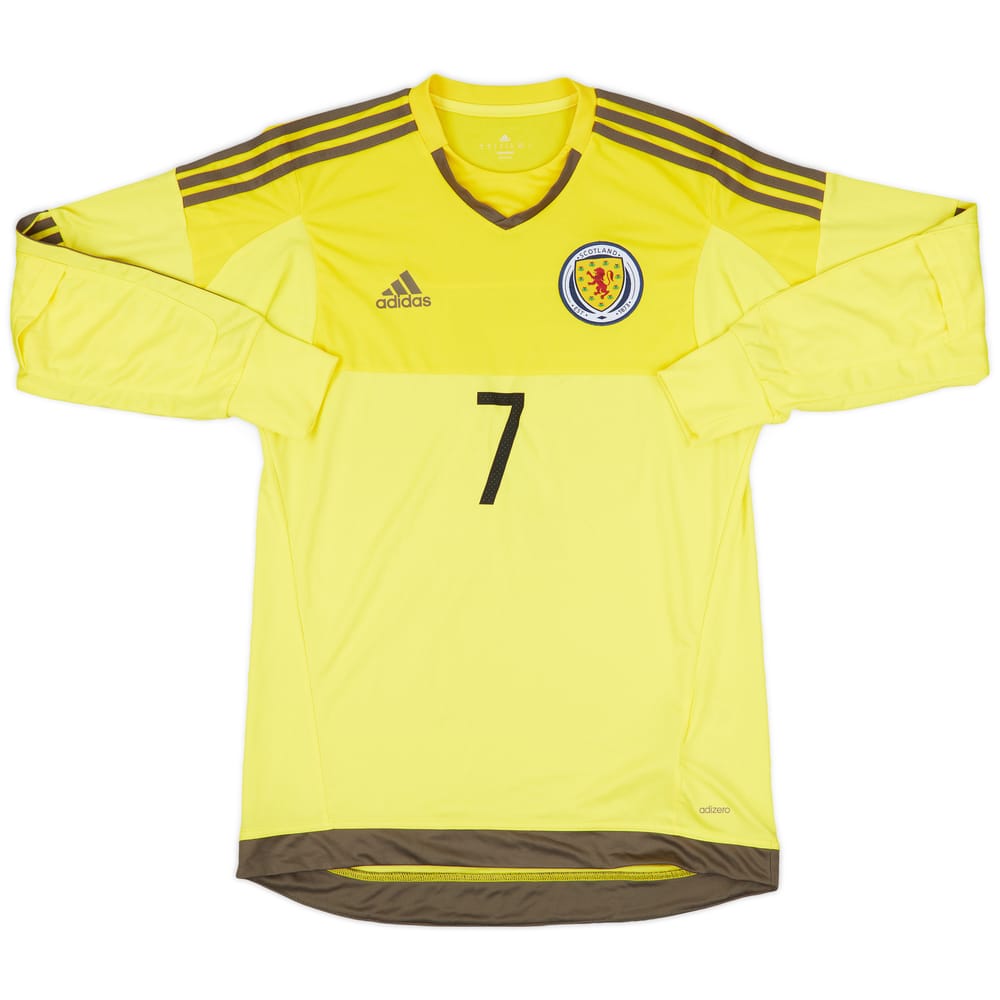 2016 Scotland Authentic GK Shirt #7 - 8/10 - (M)