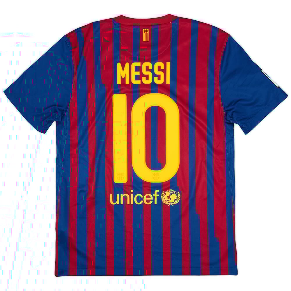 2011-12 Barcelona Home Shirt Messi #10 - 9/10 - (M)