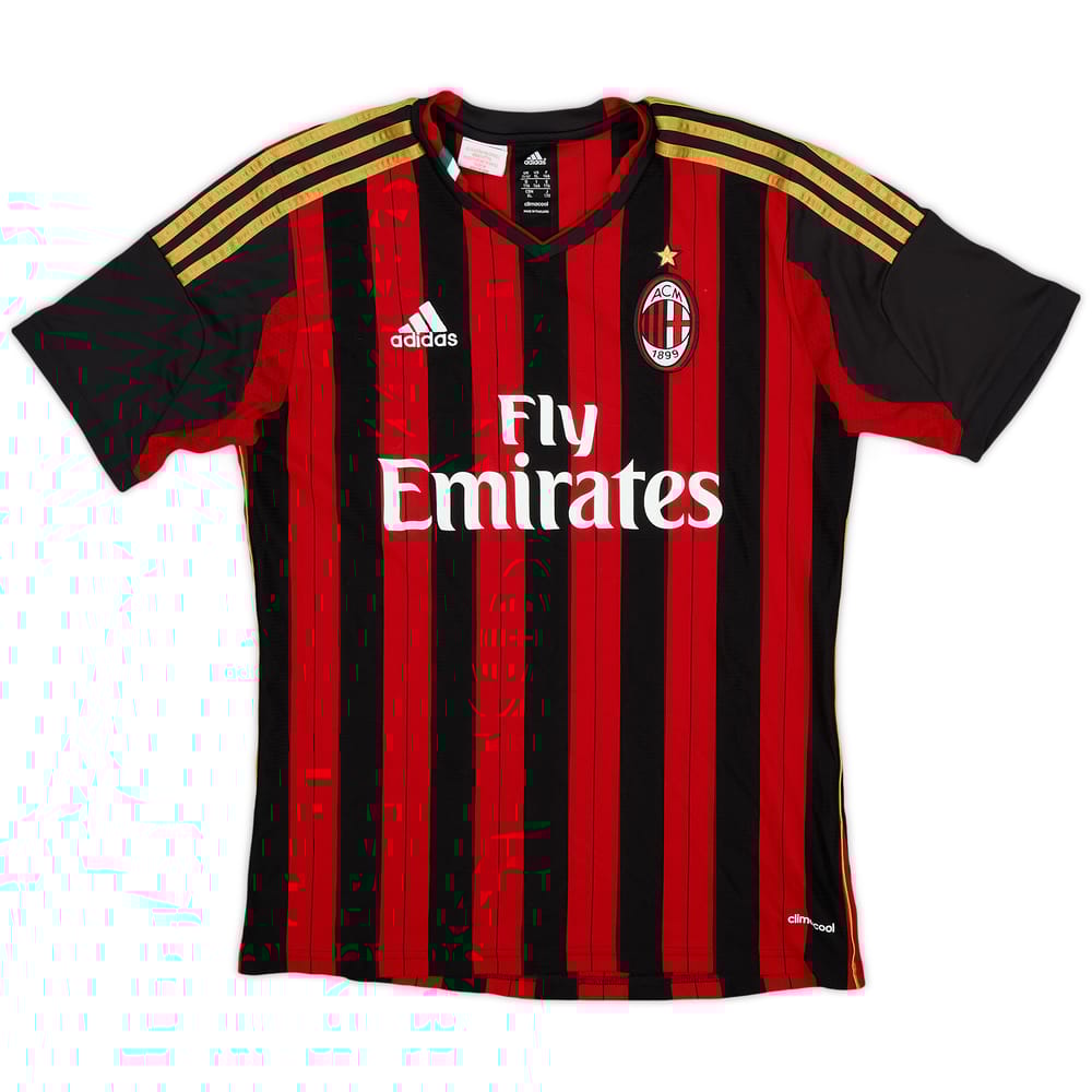 2013-14 AC Milan Home Shirt - 8/10 - (XL.Boys)