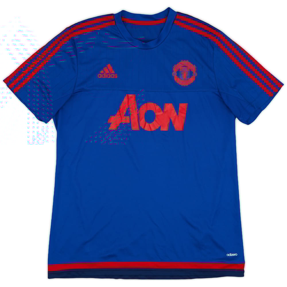 2015-16 Manchester United adidas Training Shirt - 9/10 - (L)